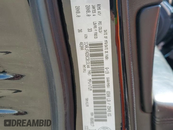 2019 Jeep Grand Cherokee Altitude with VIN 1C4RJFAG5KC813144, listed as a Copart auction lot 62295595 with 140,986 mi miles and Salvage title. Bid and sale history available at DreamBid. Image 12.