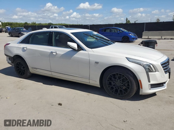 2017 Cadillac CT6 Plug-In RWD with VIN LREKK5RX1HA062210, listed as a Copart auction lot 60802055 with 79,359 mi miles and Salvage title. Bid and sale history available at DreamBid. Image 4.