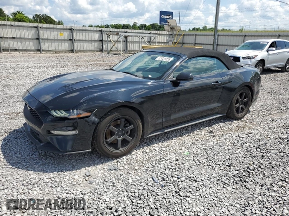 2018 Ford Mustang EcoBoost Premium with VIN 1FATP8UHXJ5111074, listed as a Copart auction lot 55725235 with 93,154 mi miles and Salvage title. Bid and sale history available at DreamBid. Image 1.