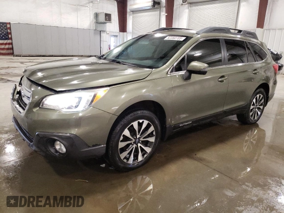 2015 Subaru Outback Limited with VIN 4S4BSBJCXF3295604, listed as a Copart auction lot 52350705 with 165,359 mi miles and Salvage Title. Bid and sale history available at DreamBid. Image 1.