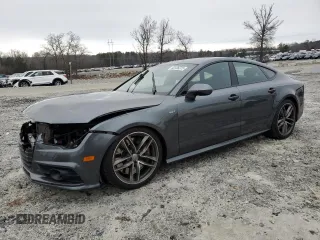 2016 Audi S7 with VIN WAUW2BFC5GN157535, listed as a Copart auction lot 42236225 with 83,016 mi miles and Salvage Title. Bid and sale history available at carsss.com. Image 1.
