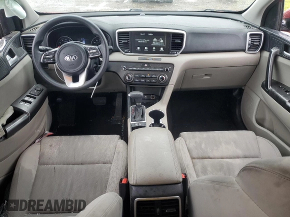 2020 Kia Sportage LX with VIN KNDPM3AC7L7744512, listed as a Copart auction lot 50908705 with 53,139 mi miles and Salvage Title. Bid and sale history available at carsss.com. Image 8.