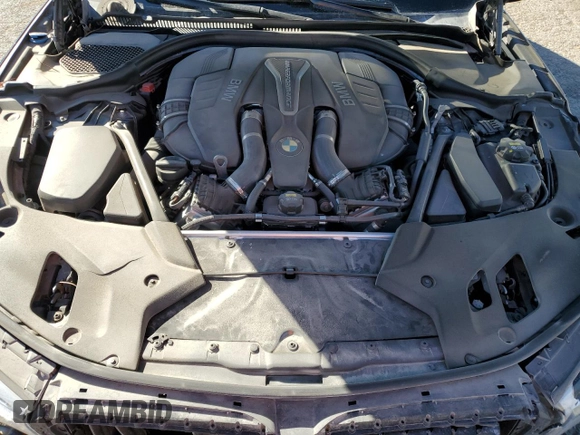 2018 BMW 5 Series M550i xDrive with VIN WBAJB9C55JG463848, listed as a Copart auction lot 48485765 with 47,078 mi miles and Salvage Title. Bid and sale history available at carsss.com. Image 11.