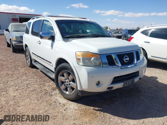 2011 Nissan Armada SV with VIN 5N1BA0ND8BN604883, listed as a IAAI auction lot 41765068 with 195,752 mi miles and . Bid and sale history available at DreamBid. Image 1.