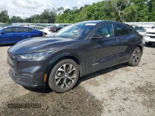 2022 Ford Mustang Mach-E Premium with VIN 3FMTK3SU1NMA57087, listed as a Copart auction lot 61045105 with 31,319 mi miles and Salvage title. Bid and sale history available at DreamBid. Image 1.