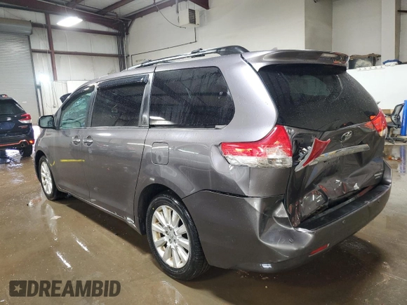 2011 Toyota Sienna XLE with VIN 5TDDK3DC3BS014640, listed as a Copart auction lot 52092045 with 190,090 mi miles and Salvage Title. Bid and sale history available at DreamBid. Image 2.
