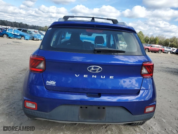 2022 Hyundai Venue SEL with VIN KMHRC8A37NU148163, listed as a Copart auction lot 46837505 with 0 mi miles and Non Repairable. Bid and sale history available at carsss.com. Image 6.