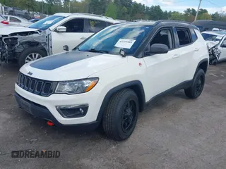 2020 Jeep Compass Trailhawk with VIN 3C4NJDDBXLT189303, listed as a IAAI auction lot 42215585 with 51,453 mi miles and . Bid and sale history available at DreamBid. Image 17.