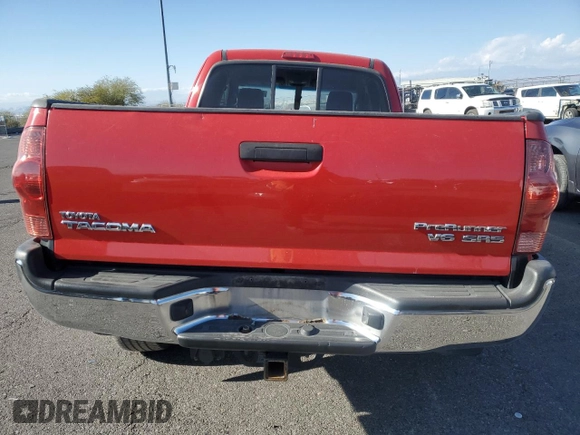 2008 Toyota Tacoma PreRunner with VIN 5TETU62N18Z500077, listed as a Copart auction lot 80843554 with 154,902 mi miles and Salvage Title. Bid and sale history available at carsss.com. Image 6.