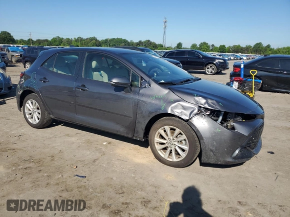 2024 Toyota Corolla Hatchback SE with VIN JTND4MBE5R3221588, listed as a Copart auction lot 55447094 with 4,736 mi miles and Salvage Title. Bid and sale history available at carsss.com. Image 4.