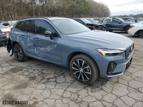 2023 Volvo XC60 Plus Dark Theme with VIN YV4L12RW9P1337099, listed as a Copart auction lot 50022415 with 38,996 mi miles and Salvage Title. Bid and sale history available at carsss.com. Image 4.
