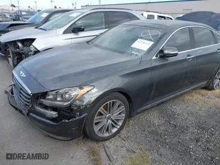 2018 Genesis G80 3.8L with VIN KMHGN4JE7JU262623, listed as a IAAI auction lot 41230215 with 94,006 mi miles. Bid and sale history available at carsss.com. Image 21.
