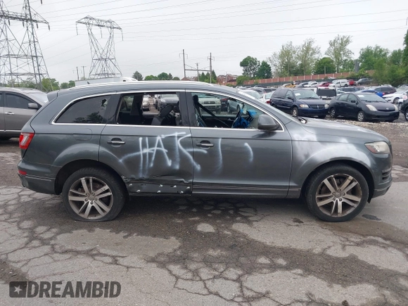 2014 Audi Q7 Premium Plus with VIN WA1LGAFE8ED014210, listed as a IAAI auction lot 42176663 with 101,557 mi miles and . Bid and sale history available at DreamBid. Image 13.