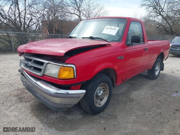 1995 Ford Ranger Splash with VIN 1FTCR10A6SUA57994, listed as a IAAI auction lot 41794131 with 154,439 mi miles. Bid and sale history available at carsss.com. Image 2.