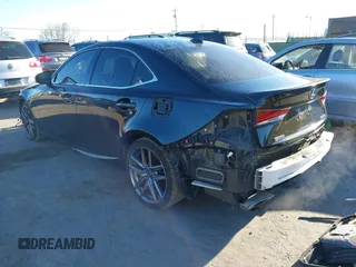 2018 Lexus IS with VIN JTHBA1D27J5079953, listed as a IAAI auction lot 41868864 with 101,950 mi miles. Bid and sale history available at carsss.com. Image 3.