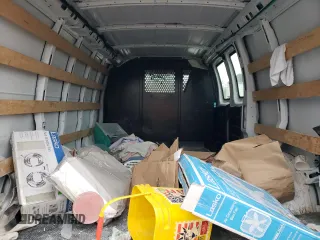 2021 Chevrolet Express Cargo с VIN 1GCWGAFP1M1218139, выставлен на аукционе Copart как лот 43966525 с пробегом 47 417 миль миль и Списание • Salvage title. История ставок и продаж доступна на DreamBid. Изображение 10.