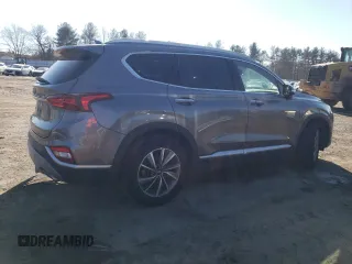 2019 Hyundai Santa Fe Limited with VIN 5NMS53ADXKH007943, listed as a Copart auction lot 43083635 with 81,916 mi miles and Salvage Title. Bid and sale history available at carsss.com. Image 3.