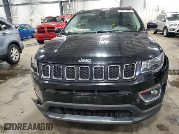 2020 Jeep Compass Limited with VIN 3C4NJCCB2LT169140, listed as a Copart auction lot 58001495 with 97,379 mi miles and Salvage title. Bid and sale history available at DreamBid. Image 5.