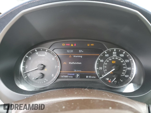 2019 Infiniti QX50 Essential with VIN 3PCAJ5M33KF102349, listed as a Copart auction lot 50349125 with 147,683 mi miles and Salvage Title. Bid and sale history available at DreamBid. Image 9.
