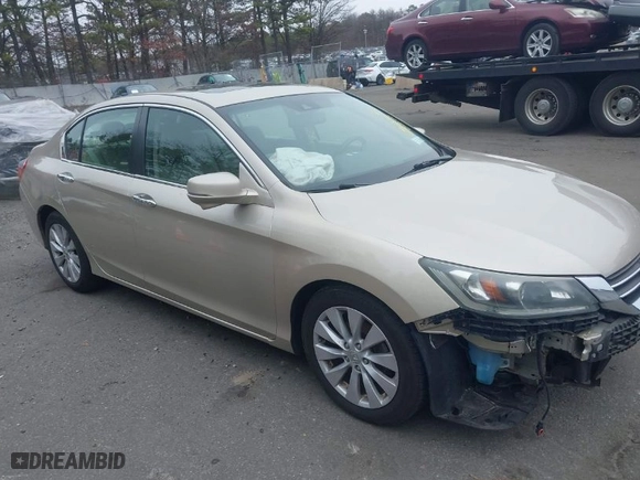 2015 Honda Accord Sedan EX-L with VIN 1HGCR2F88FA076288, listed as a IAAI auction lot 41804674 with 139,689 mi miles. Bid and sale history available at carsss.com. Image 1.