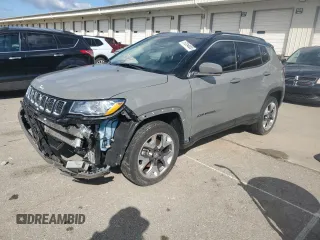 2021 Jeep Compass Limited с VIN 3C4NJDCB1MT579130, выставлен на аукционе Copart как лот 57854655 с пробегом 49 553 миль миль и Списание • Salvage title. История ставок и продаж доступна на DreamBid. Изображение 1.