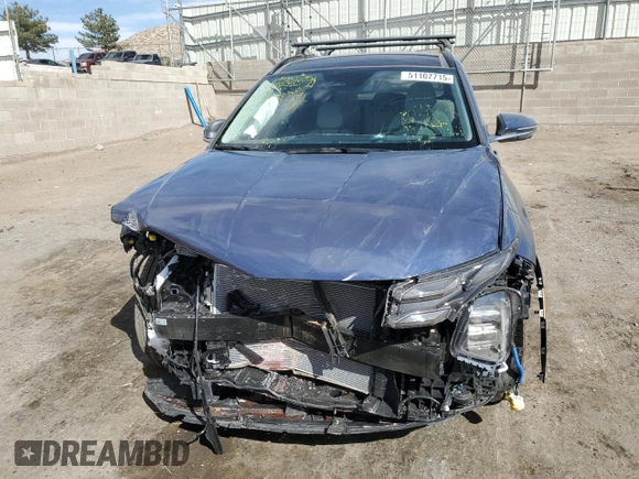 2025 Hyundai Tucson Limited with VIN 5NMJECDE7SH465455, listed as a Copart auction lot 51107715 with 1,484 mi miles and Salvage Title. Bid and sale history available at carsss.com. Image 5.