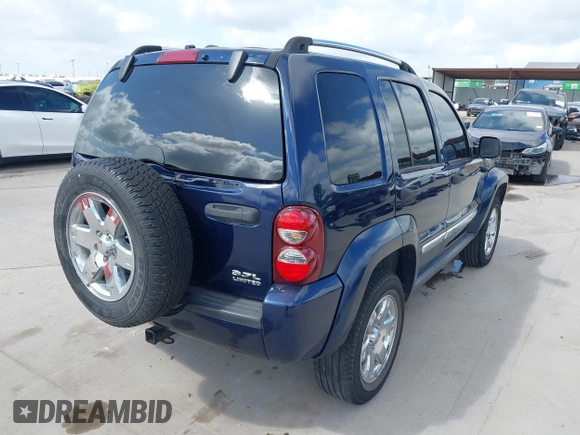 2006 Jeep Liberty Limited with VIN 1J4GK58K76W258866, listed as a IAAI auction lot 42532430 with 146,621 mi miles and . Bid and sale history available at DreamBid. Image 4.