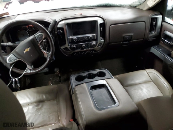 2017 Chevrolet Silverado 1500 LTZ with VIN 1GCVKSEC5HZ197138, listed as a Copart auction lot 45189745 with 0 mi miles and Salvage Title. Bid and sale history available at carsss.com. Image 8.