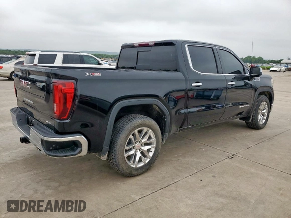 2022 GMC Sierra 1500 SLT with VIN 3GTU9DED4NG192729, listed as a Copart auction lot 54863965 with 1,908 mi miles and Clean Title. Bid and sale history available at DreamBid. Image 3.