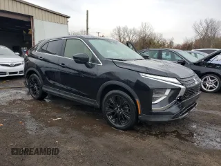 2022 Mitsubishi Eclipse Cross LE with VIN JA4ASVAA0NZ055595, listed as a Copart auction lot 78072354 with 24,091 mi miles and Salvage title. Bid and sale history available at DreamBid. Image 4.