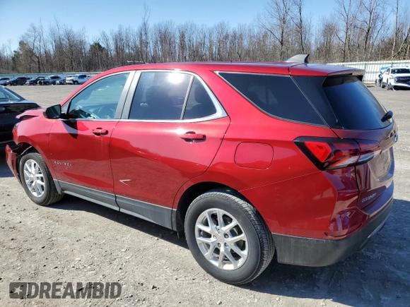 2024 Chevrolet Equinox LT with VIN 3GNAXUEG6RS235271, listed as a Copart auction lot 51453835 with 5,938 mi miles and Salvage Title. Bid and sale history available at DreamBid. Image 2.