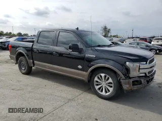 2020 Ford F-150 XL with VIN 1FTEW1C4XLFA74777, listed as a Copart auction lot 54531225 with 89,562 mi miles and Salvage Title. Bid and sale history available at carsss.com. Image 4.