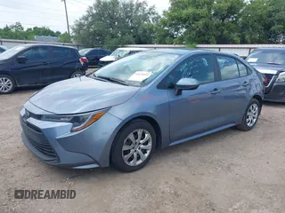 2024 Toyota Corolla LE with VIN 5YFB4MDE5RP082420, listed as a IAAI auction lot 42125592 with 44,783 mi miles. Bid and sale history available at carsss.com. Image 2.