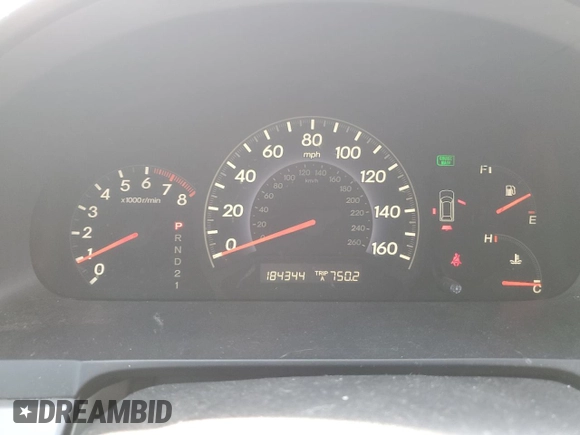 2010 Honda Odyssey EX with VIN 5FNRL3H48AB086975, listed as a Copart auction lot 60258265 with 184,344 mi miles and Salvage title. Bid and sale history available at DreamBid. Image 9.