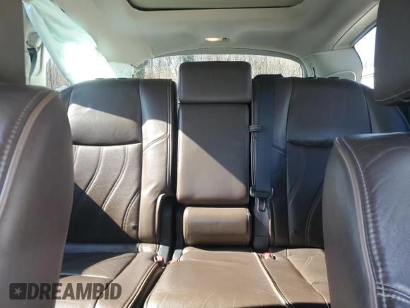 2013 Infiniti JX35 with VIN 5N1AL0MM0DC332268, listed as a Copart auction lot 48032795 with 150,219 mi miles and Salvage Title. Bid and sale history available at DreamBid. Image 10.