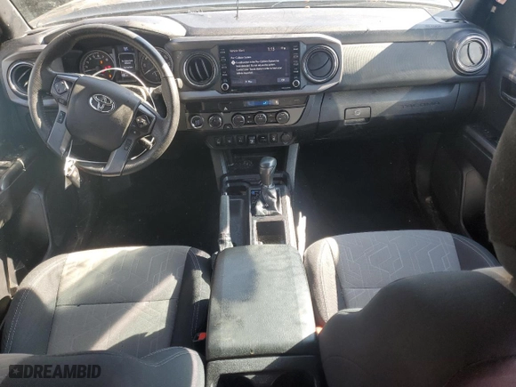 2023 Toyota Tacoma 4WD SR with VIN 3TMCZ5AN6PM539157, listed as a Copart auction lot 42680195 with 39,566 mi miles and Salvage Title. Bid and sale history available at carsss.com. Image 8.