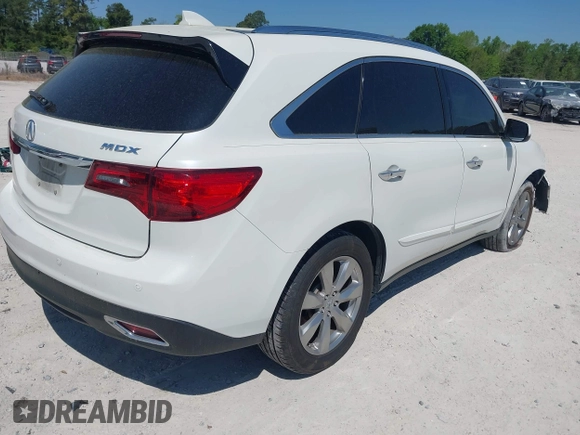 2016 Acura MDX Advance z VIN 5FRYD3H93GB005313, wystawiony jako IAAI lot #41995503 z przebiegiem 143 587 mil mil oraz . Historia ofert i sprzedaży dostępna na DreamBid. Obrazek 4.
