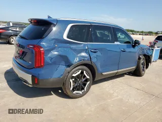 2024 Kia Telluride S with VIN 5XYP6DGC7RG492778, listed as a Copart auction lot 65922665 with 35,655 mi miles and Salvage title. Bid and sale history available at DreamBid. Image 3.