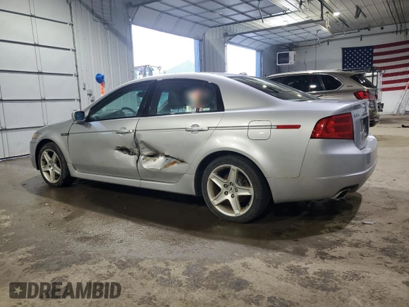 2005 Acura TL with VIN 19UUA66285A010658, listed as a Copart auction lot 47297795 with 182,809 mi miles and Salvage Title. Bid and sale history available at carsss.com. Image 2.