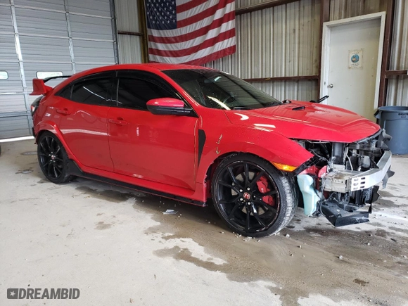 2018 Honda Civic Type R Touring with VIN SHHFK8G72JU204595, listed as a Copart auction lot 54585514 with 95,453 mi miles and Salvage Title. Bid and sale history available at carsss.com. Image 4.