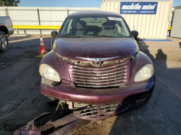 2003 Chrysler PT Cruiser Touring with VIN 3C4FY58B63T587236, listed as a Copart auction lot 77366574 with 109,617 mi miles and Salvage Title. Bid and sale history available at DreamBid. Image 5.