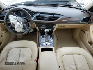 2015 Audi A6 Premium Plus with VIN WAUFGAFC2FN036066, listed as a Copart auction lot 54968875 with Not provided miles and Salvage title. Bid and sale history available at DreamBid. Image 8.