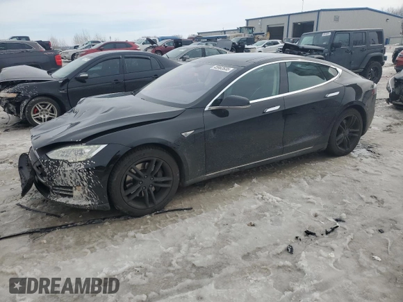 2013 Tesla Model S with VIN 5YJSA1CN8DFP27459, listed as a Copart auction lot 45962835 with Not Provided miles and Salvage Title. Bid and sale history available at DreamBid. Image 1.