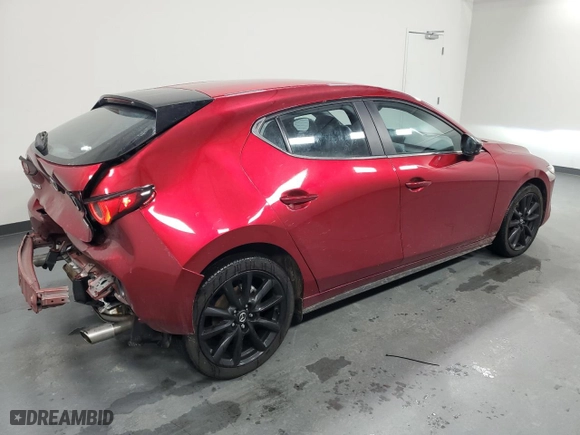 2024 Mazda Mazda3 Hatchback 2.5 S Select Sport with VIN JM1BPAKM1R1712874, listed as a Copart auction lot 44733825 with 26,999 mi miles and Clean Title. Bid and sale history available at carsss.com. Image 3.
