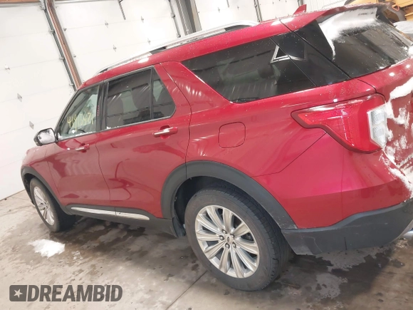 2020 Ford Explorer Limited with VIN 1FMSK8FH0LGA16236, listed as a IAAI auction lot 41915471 with 58,846 mi miles. Bid and sale history available at carsss.com. Image 14.