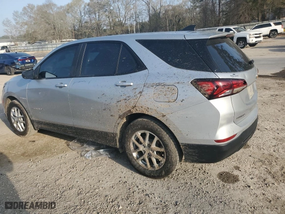 2022 Chevrolet Equinox LS with VIN 3GNAXHEV0NS110668, listed as a Copart auction lot 48134315 with 109,022 mi miles and Salvage Title. Bid and sale history available at carsss.com. Image 2.