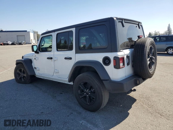 2023 Jeep Wrangler Sport Altitude with VIN 1C4HJXDG3PW623930, listed as a Copart auction lot 46733035 with 26,032 mi miles and Salvage Title. Bid and sale history available at DreamBid. Image 2.
