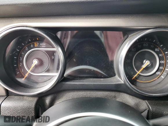 2019 Jeep Wrangler Unlimited Sport S with VIN 1C4HJXDG3KW556884, listed as a Copart auction lot 58174795 with Not provided miles and Salvage title. Bid and sale history available at DreamBid. Image 9.