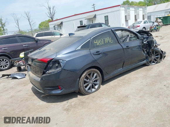 2019 Honda Civic EX z VIN JHMFC1F37KX008758, wystawiony jako IAAI lot #42077196 z przebiegiem Nie podano mil oraz . Historia ofert i sprzedaży dostępna na DreamBid. Obrazek 4.