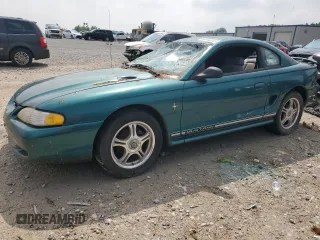 1997 Ford Mustang z VIN 1FALP4041VF149305, wystawiony jako Copart lot #59610105 z przebiegiem 192 417 mil mil oraz Czysty tytuł • Clean title. Historia ofert i sprzedaży dostępna na DreamBid. Obrazek 1.